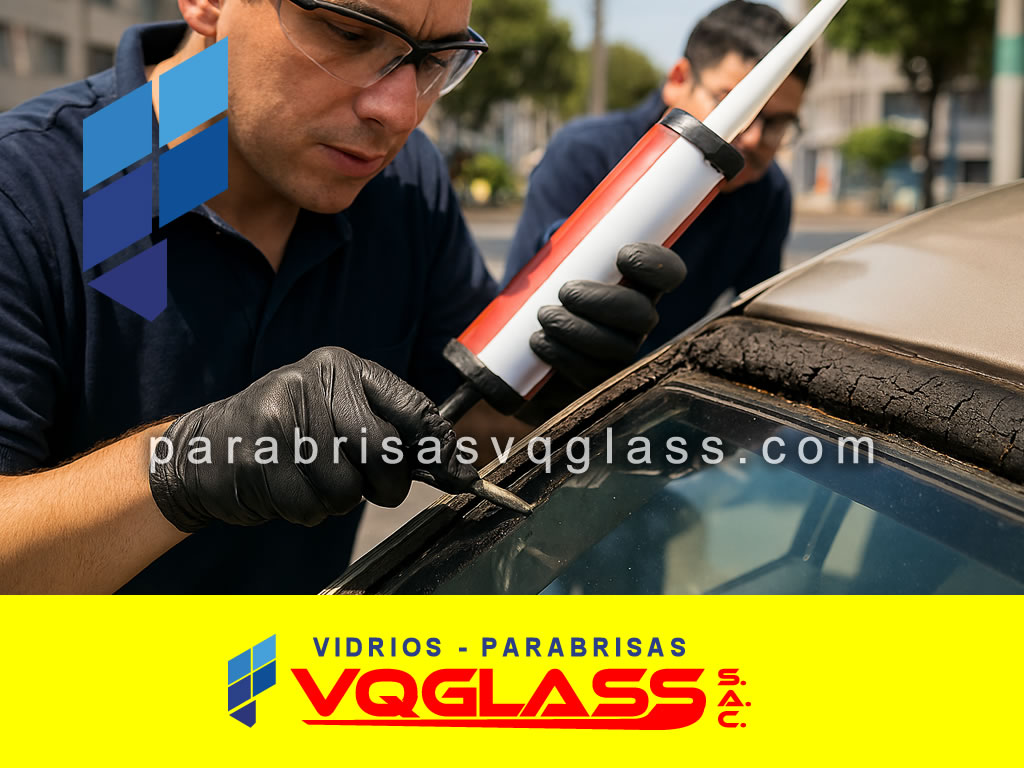 PARABRISAS VQGLASS - CAMBIO DE EMPAQUETADURAS PARABRISAS